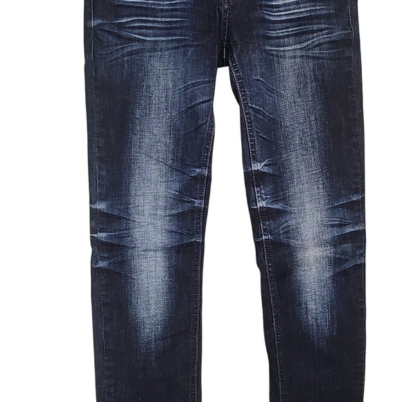 Dark Wash Distressed Skinny Jeans Special A Denim Size 7 EUC - Picture 7 of 8